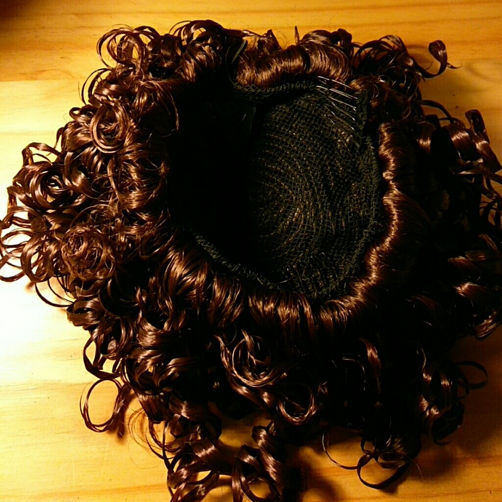 Brown hair piece